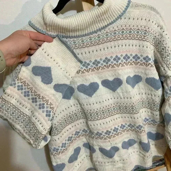 Vintage no brand pullover turtleneck sweater - Picture 2 of 6